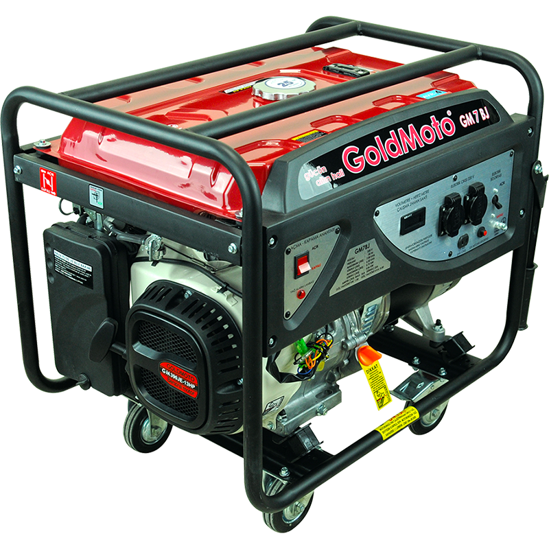 Генератор бензиновий GOLDMOTO 1 фаза (220В), 4,5кВт, (GM7BJ)